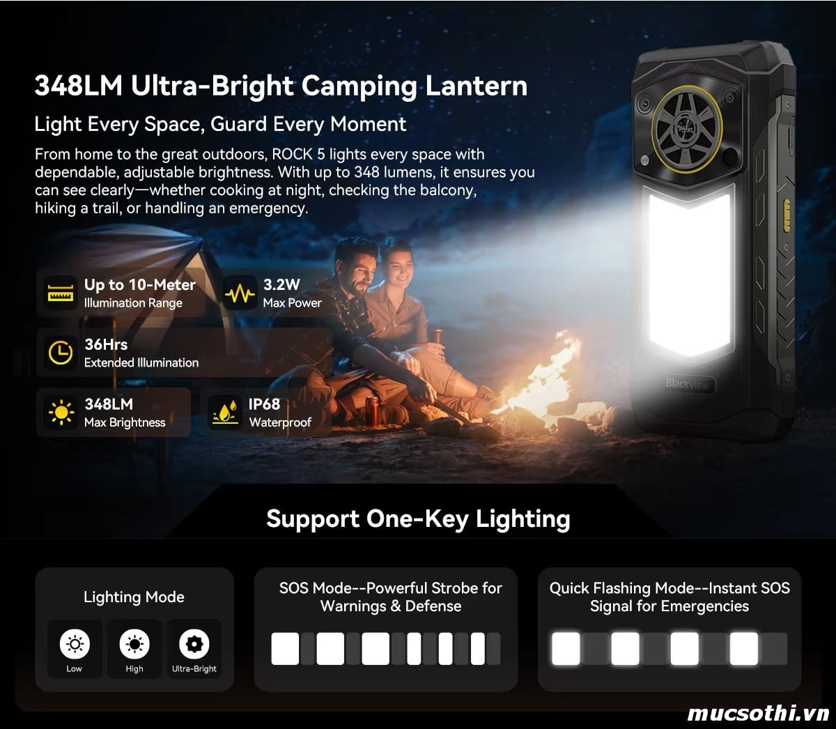 Mục sở thị ROCK 5 chính hãng BLACKVIEW đang được bán Giá Tốt + Khuyến mãi hấp dẫn tại Siêu Bền Pin Khủng - 09175.09195