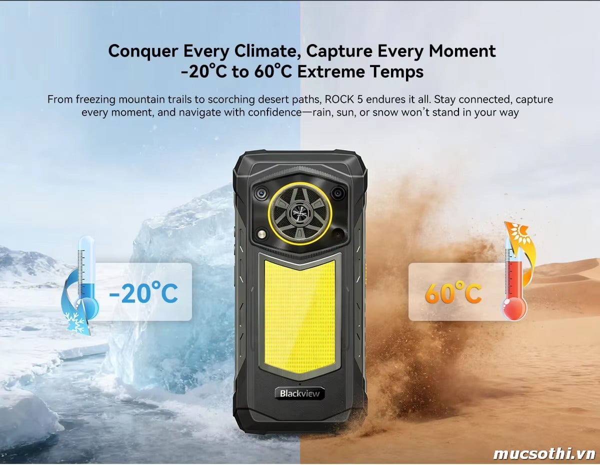 Mục sở thị ROCK 5 chính hãng BLACKVIEW đang được bán Giá Tốt + Khuyến mãi hấp dẫn tại Siêu Bền Pin Khủng - 09175.09195