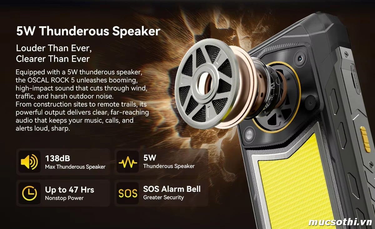 Mục sở thị ROCK 5 chính hãng BLACKVIEW đang được bán Giá Tốt + Khuyến mãi hấp dẫn tại Siêu Bền Pin Khủng - 09175.09195