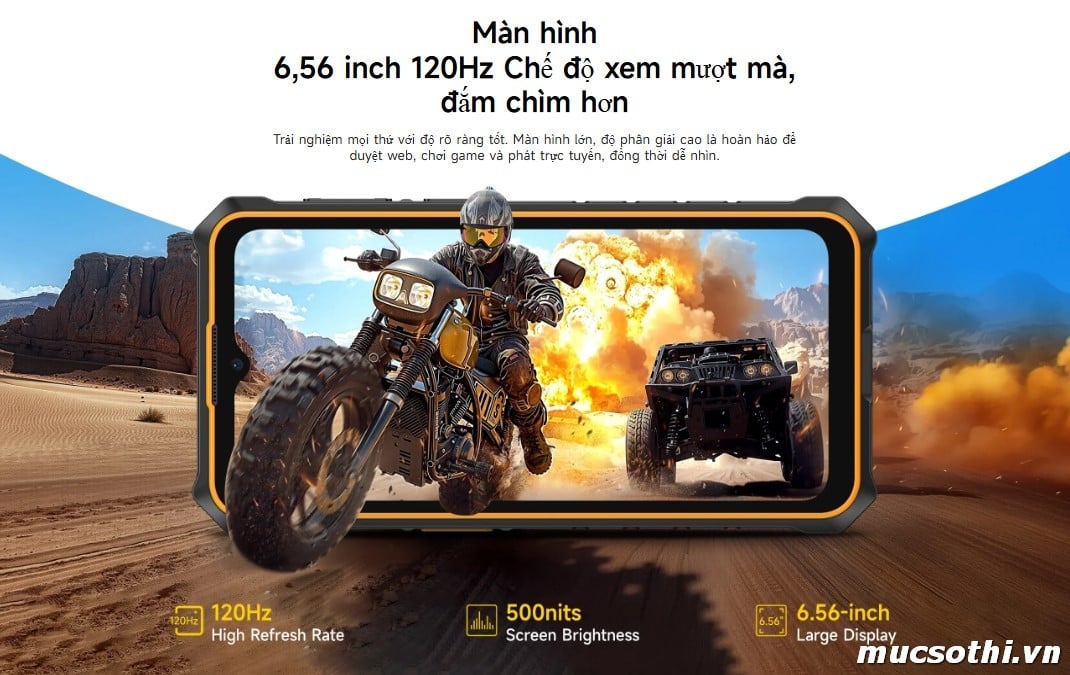 Mục sở thị RugKing 3Pro smartphone siêu bền mỏng pin trâu giá rẻ mới của Ulefone - 09175.09195