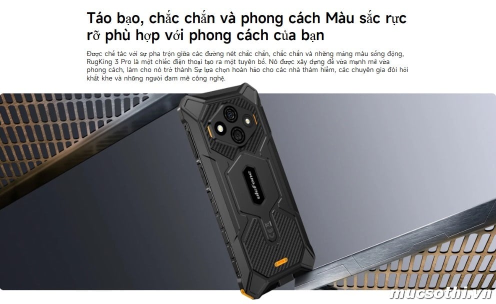 Mục sở thị RugKing 3Pro smartphone siêu bền mỏng pin trâu giá rẻ mới của Ulefone - 09175.09195