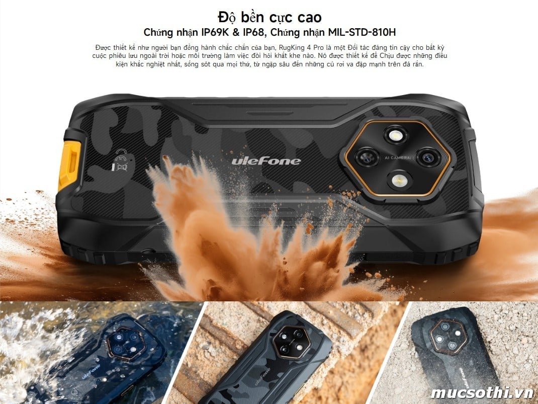 Mục sở thị RugKing 4Pro smartphone siêu bền pin khủng giá rẻ mới của Ulefone - 09175.09195