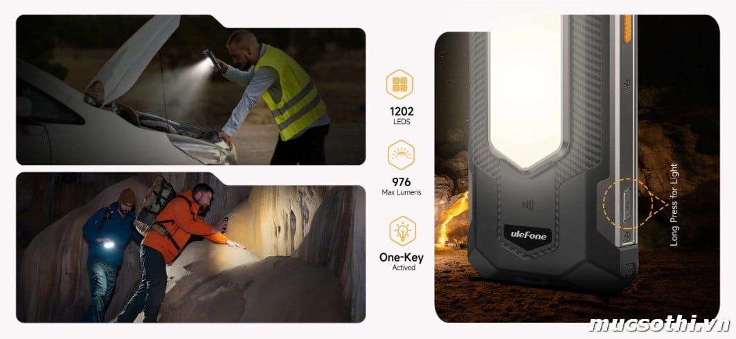 Mục sở thị RugKing 5Pro chính hãng Ulefone đang được bán Giá Tốt + Khuyến mãi hấp dẫn tại Siêu Bền Pin Khủng - 09175.09195