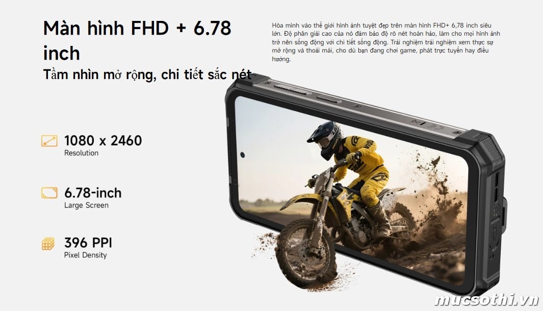 Mục sở thị RugKing 5Pro chính hãng Ulefone đang được bán Giá Tốt + Khuyến mãi hấp dẫn tại Siêu Bền Pin Khủng - 09175.09195