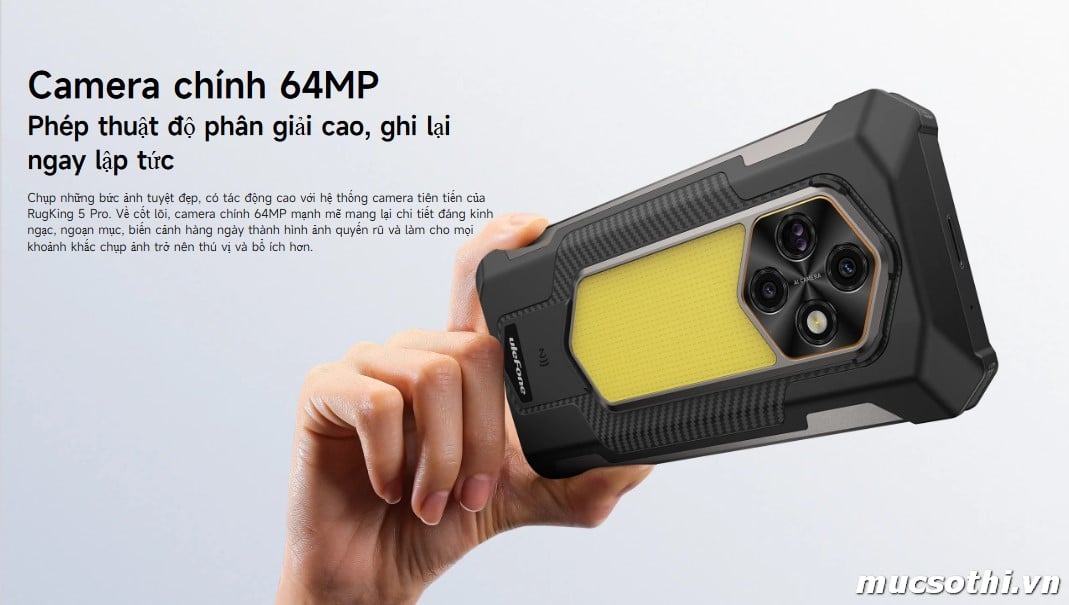Mục sở thị RugKing 5Pro chính hãng Ulefone đang được bán Giá Tốt + Khuyến mãi hấp dẫn tại Siêu Bền Pin Khủng - 09175.09195