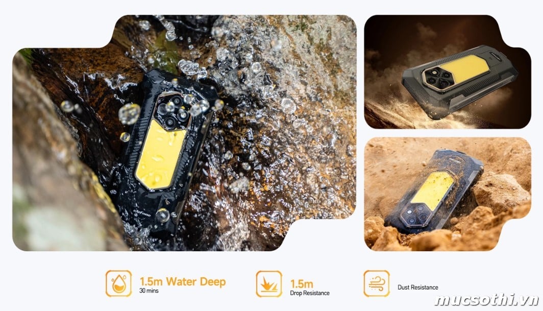 Mục sở thị RugKing 5Pro chính hãng Ulefone đang được bán Giá Tốt + Khuyến mãi hấp dẫn tại Siêu Bền Pin Khủng - 09175.09195