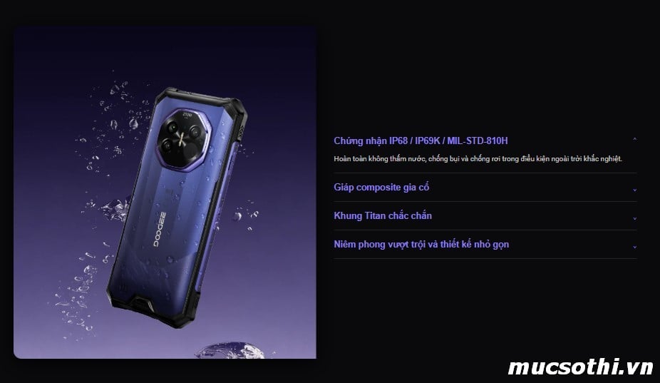 Mục sở thị S300 Plus chính hãng Doogee đang được bán Giá Tốt + Khuyến mãi hấp dẫn tại Siêu Bền Pin Khủng - 09175.09195