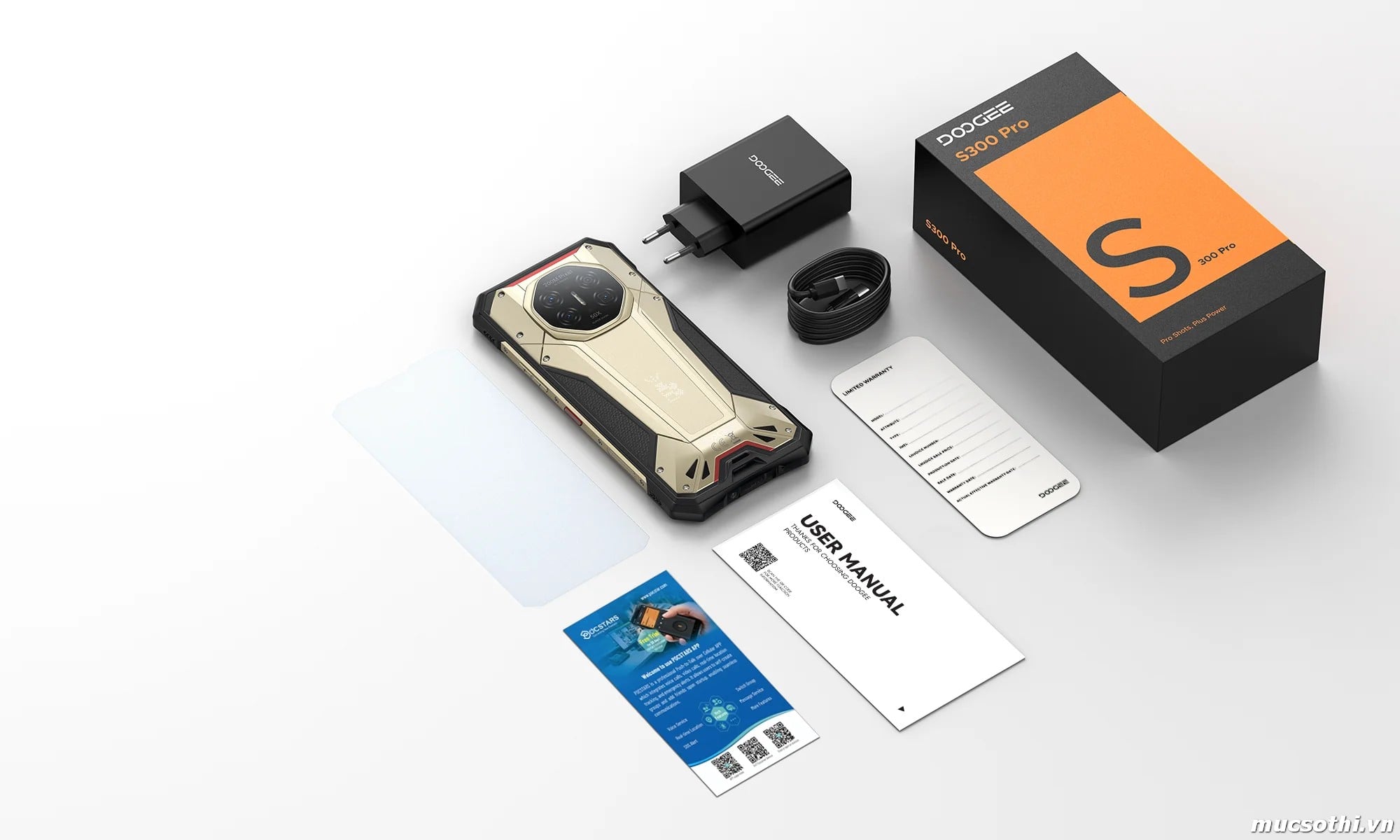 Mục sở thị S300 Pro chính hãng Doogee đang được bán Giá Tốt + Khuyến mãi hấp dẫn tại Siêu Bền Pin Khủng - 09175.09195