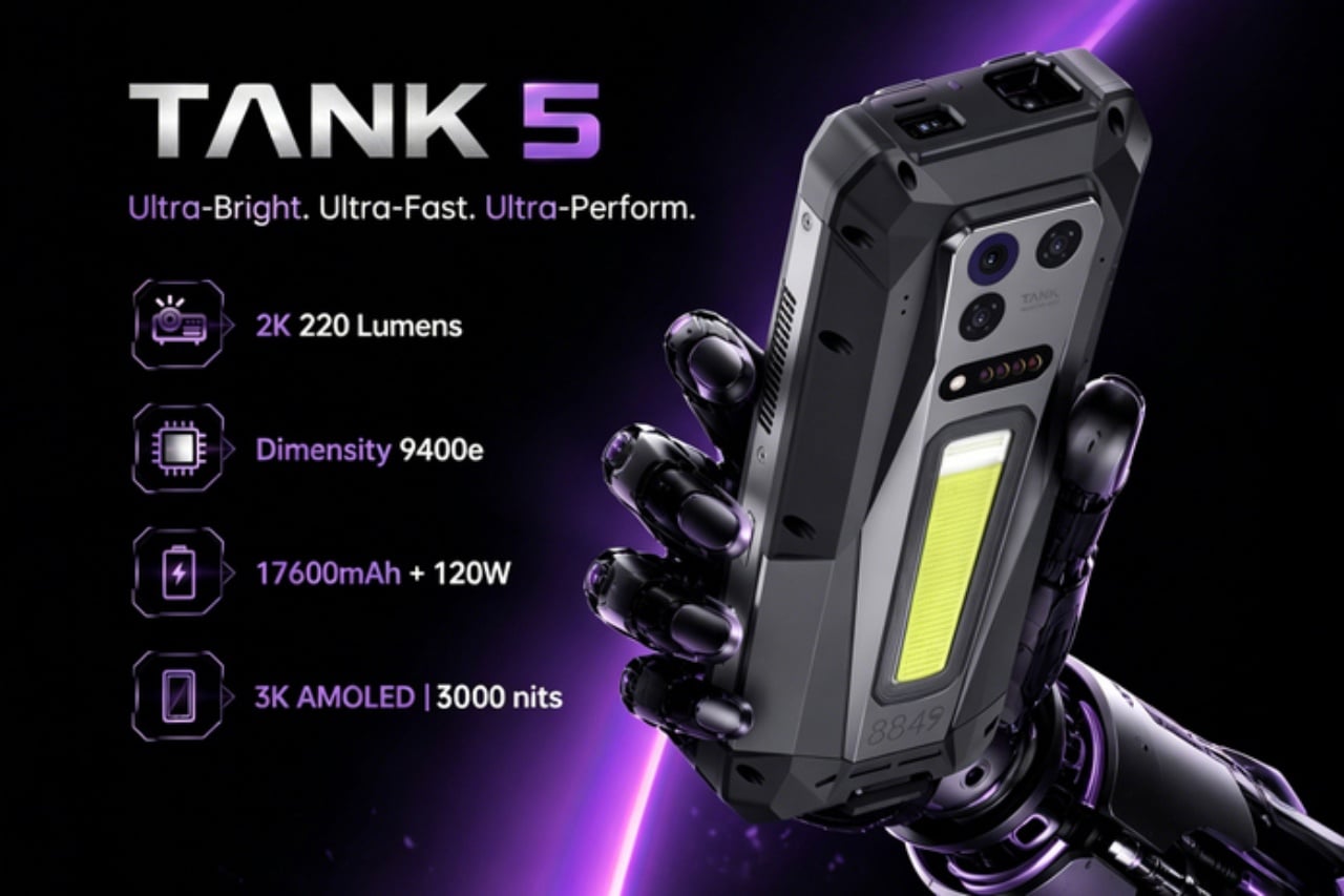 Unihertz trình làng smartphone máy chiếu 2K Tank 5 thế hệ mới với giá KỊCH TRẦN khiến giới công nghệ bần thần - mucsothi.com.vn
