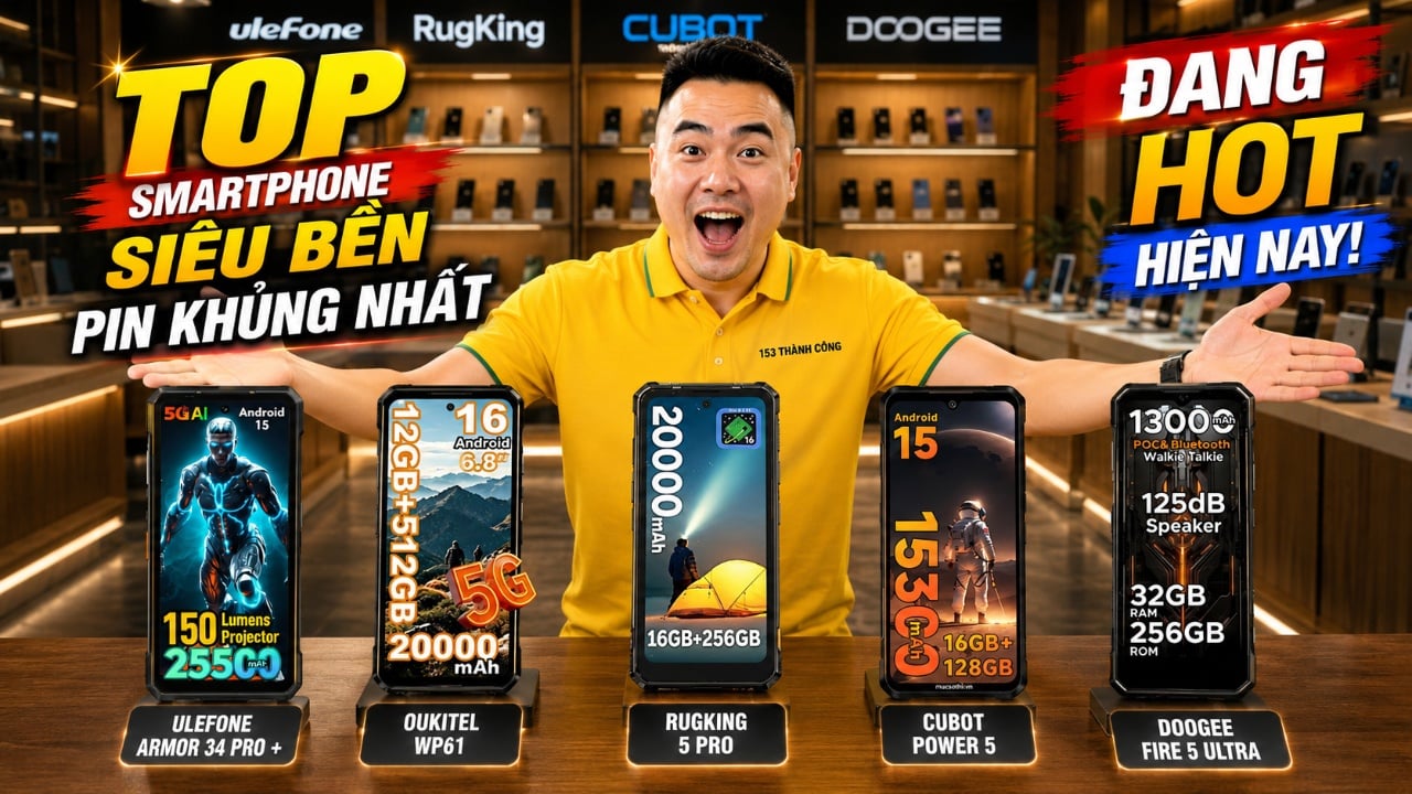 Mục Sở Thị Top Smartphone Siêu Bền Pin Khủng Nhất Hiện Nay Được Người Dùng Săn Lùng Sở Hữu Cho Bằng Được - mucsothi.com.vn