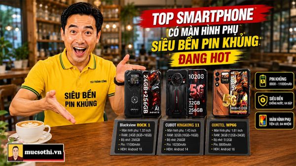 TOP Smartphone Có Màn Hình Phụ Siêu Bền Pin Khủng Đang Làm Dân Công Nghệ Sôi Sục