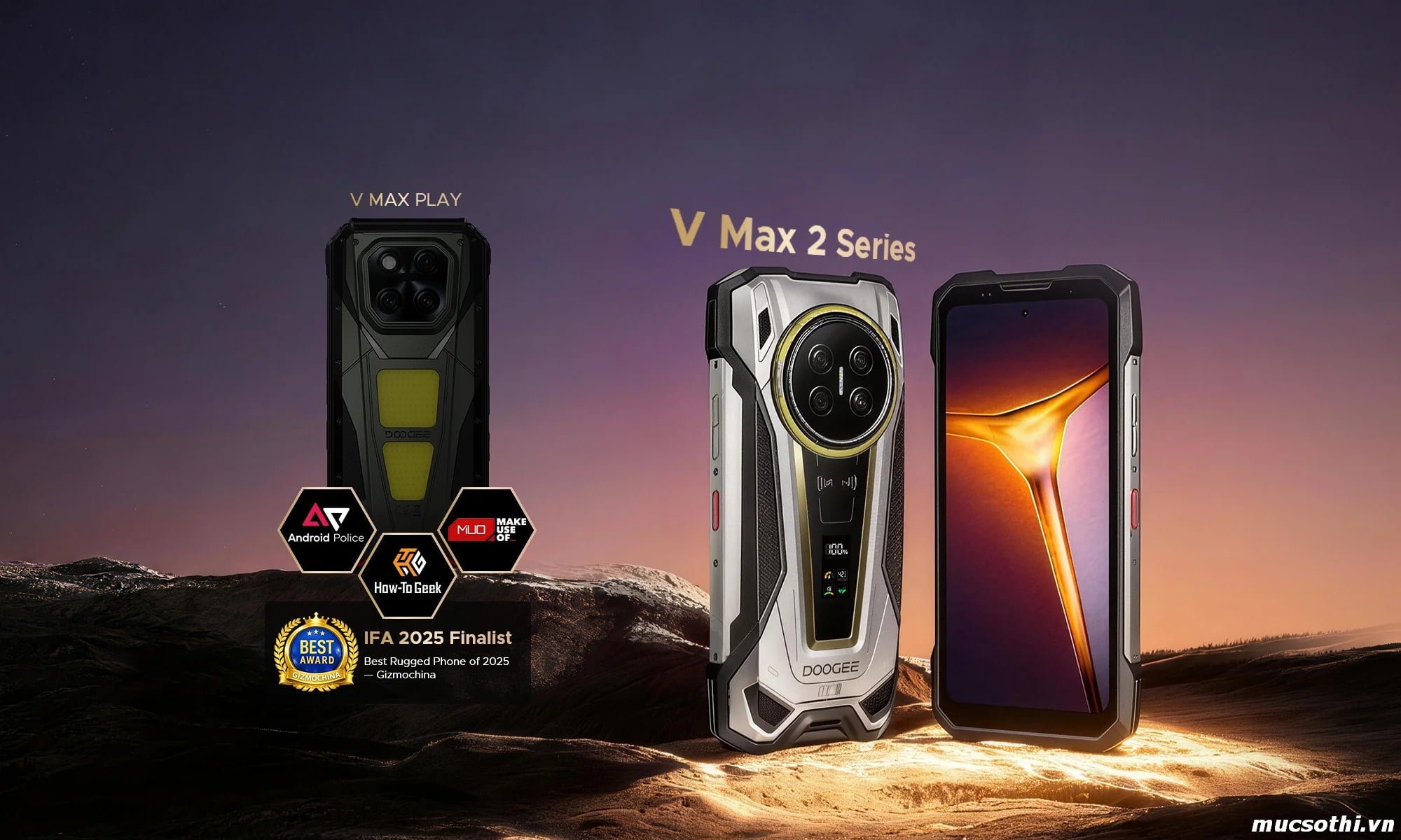 Mục sở thị Vmax2 Series chính hãng Doogee đang được bán Giá Tốt + Khuyến mãi hấp dẫn tại Siêu Bền Pin Khủng - 09175.09195