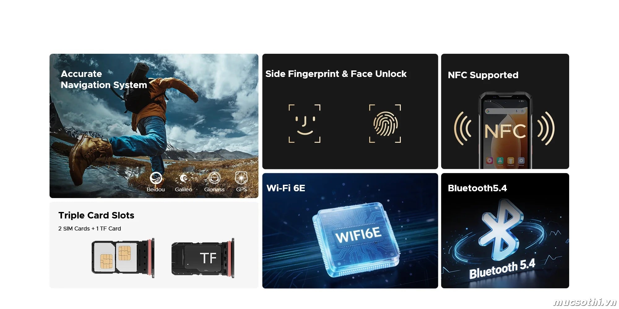 Mục sở thị Vmax2 Series chính hãng Doogee đang được bán Giá Tốt + Khuyến mãi hấp dẫn tại Siêu Bền Pin Khủng - 09175.09195