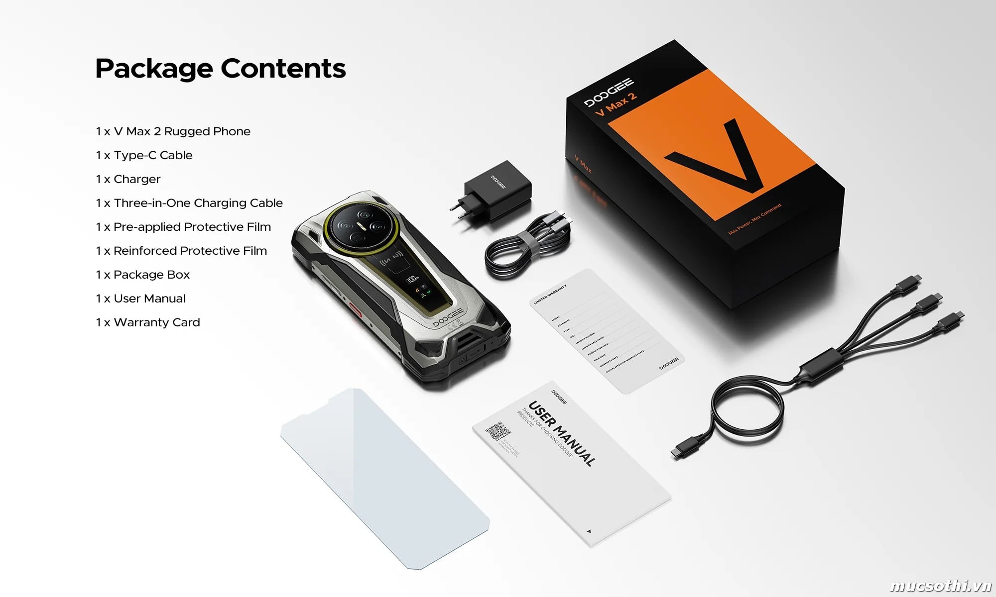 Mục sở thị Vmax2 Series chính hãng Doogee đang được bán Giá Tốt + Khuyến mãi hấp dẫn tại Siêu Bền Pin Khủng - 09175.09195