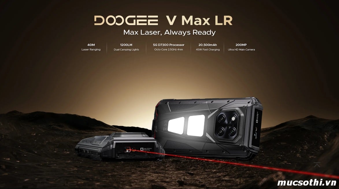 Smartphone Sờ To - Bán lẻ giá sỉ online giá tốt điện thoại Doogee Vmax LR 5G chính hãng - 09175.09195