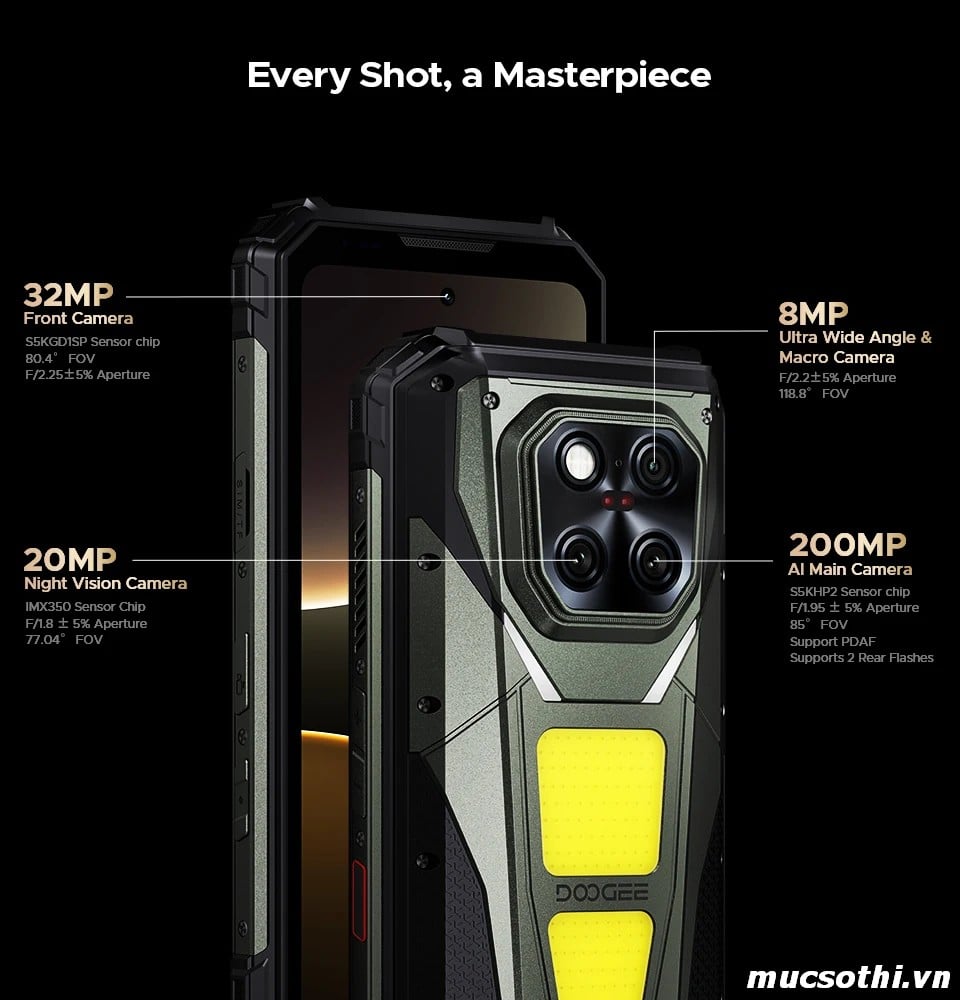 Smartphone Sờ To - Bán lẻ giá sỉ online giá tốt điện thoại máy chiếu Doogee Vmax Play 5G chính hãng - 09175.09195