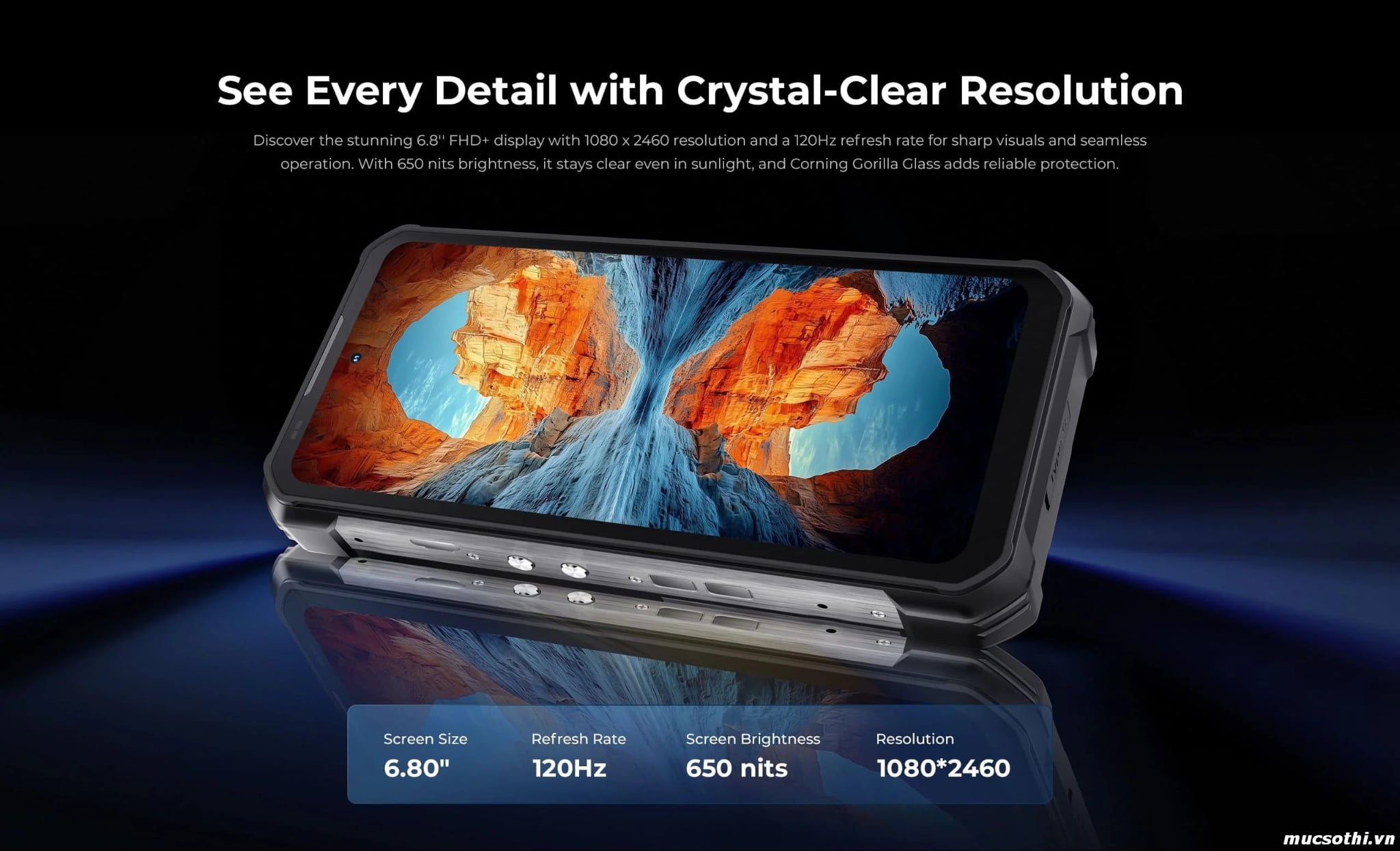 Mục sở thị giới thiệu smartphone Oukitel WP100 Plus siêu bền pin 33000mAh tích hợp đèn Camping 1200Lumens - 09175.09195