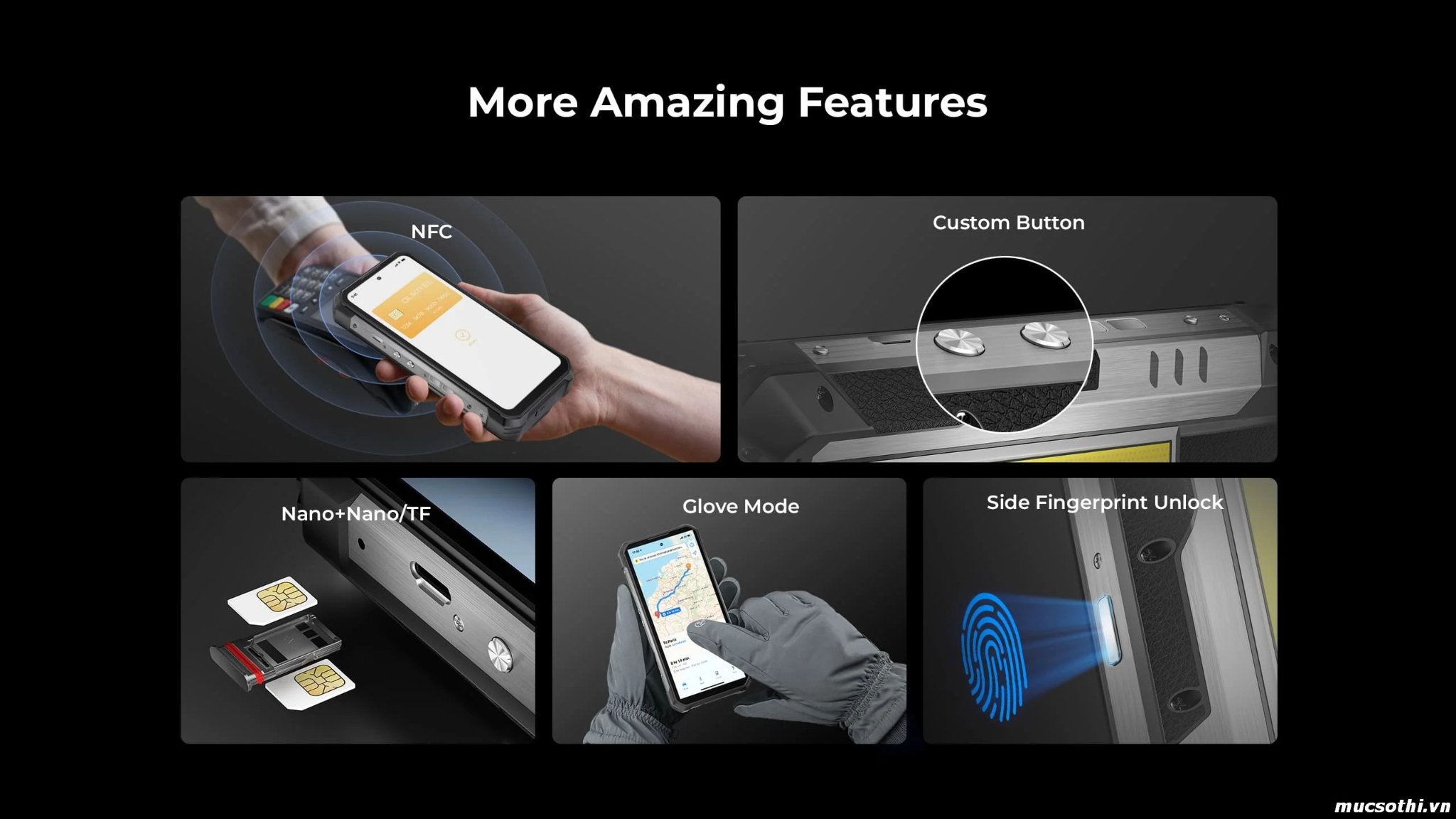 Mục sở thị giới thiệu smartphone Oukitel WP100 Plus siêu bền pin 33000mAh tích hợp đèn Camping 1200Lumens - 09175.09195