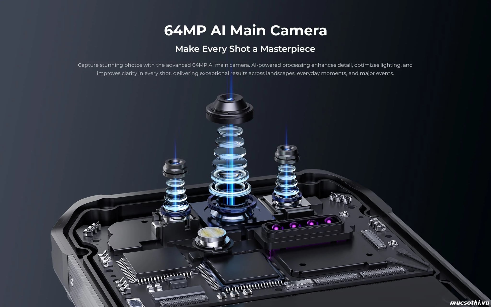 Mục sở thị giới thiệu smartphone Oukitel WP100 Plus siêu bền pin 33000mAh tích hợp đèn Camping 1200Lumens - 09175.09195