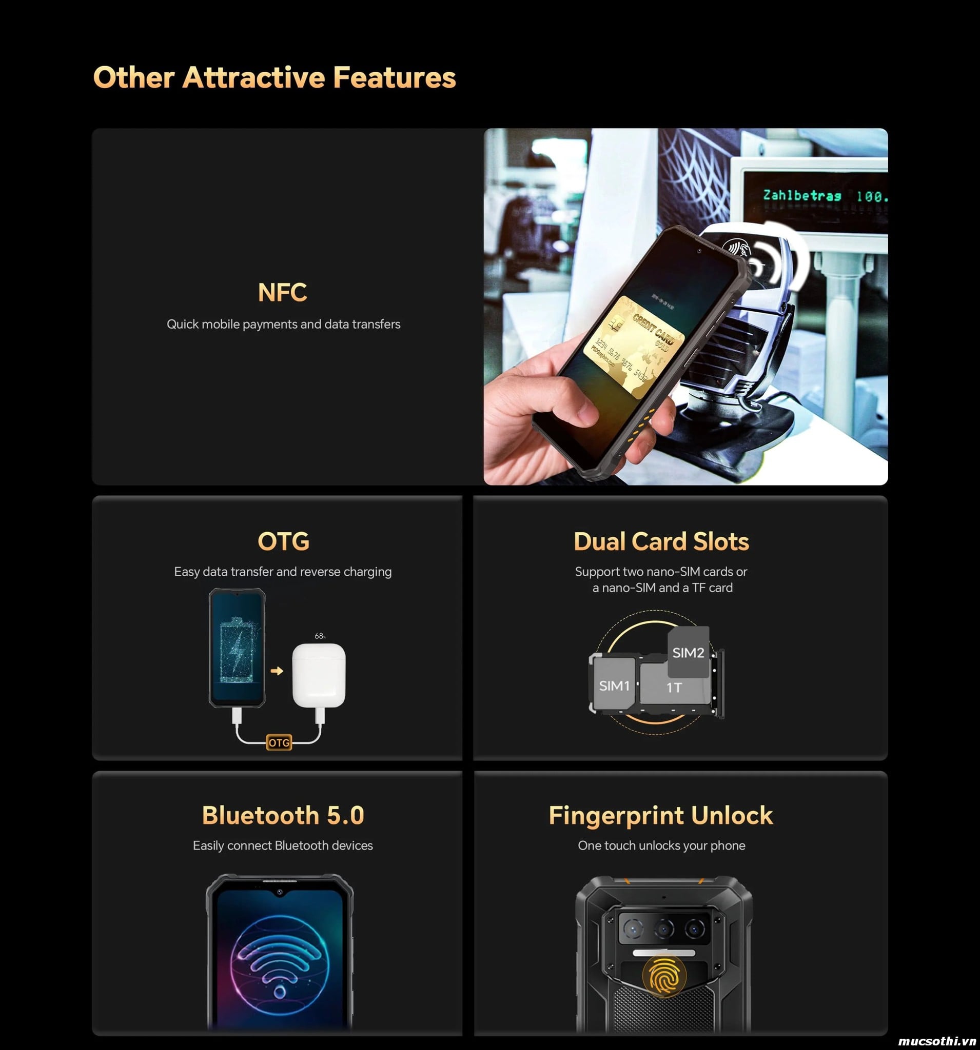Mục sở thị WP23s chính hãng Oukitel đang được bán Giá Tốt + Khuyến mãi hấp dẫn tại Siêu Bền Pin Khủng - 09175.09195