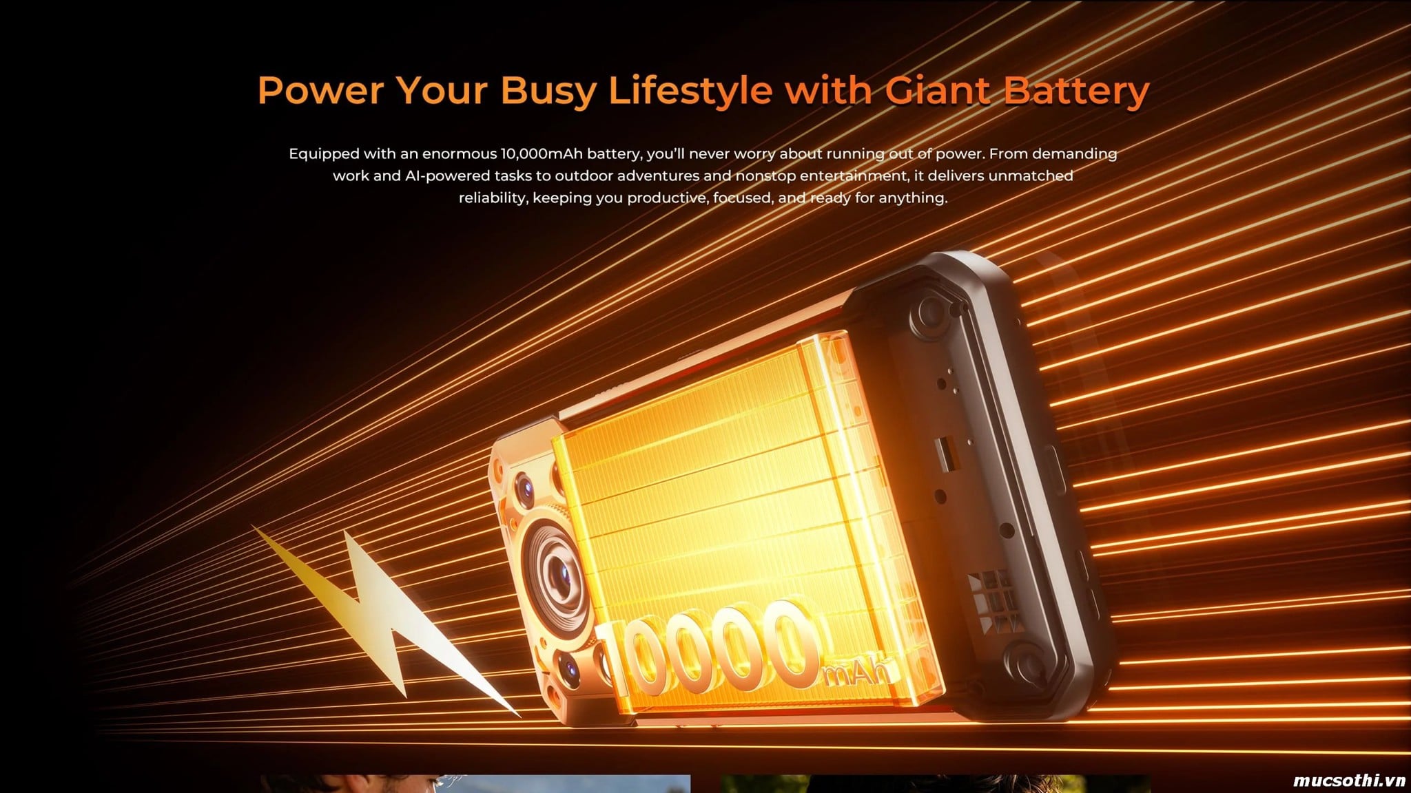 Mục sở thị WP500 (5G) chính hãng OUKITEL đang được bán Giá Tốt + Khuyến mãi hấp dẫn tại Siêu Bền Pin Khủng - 09175.09195