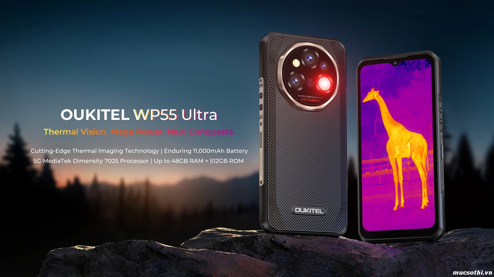 Smartphone Sờ To - Bán lẻ giá sỉ online giá tốt điện thoại Oukitel WP55 Ultra 5G chính hãng - 09175.09195