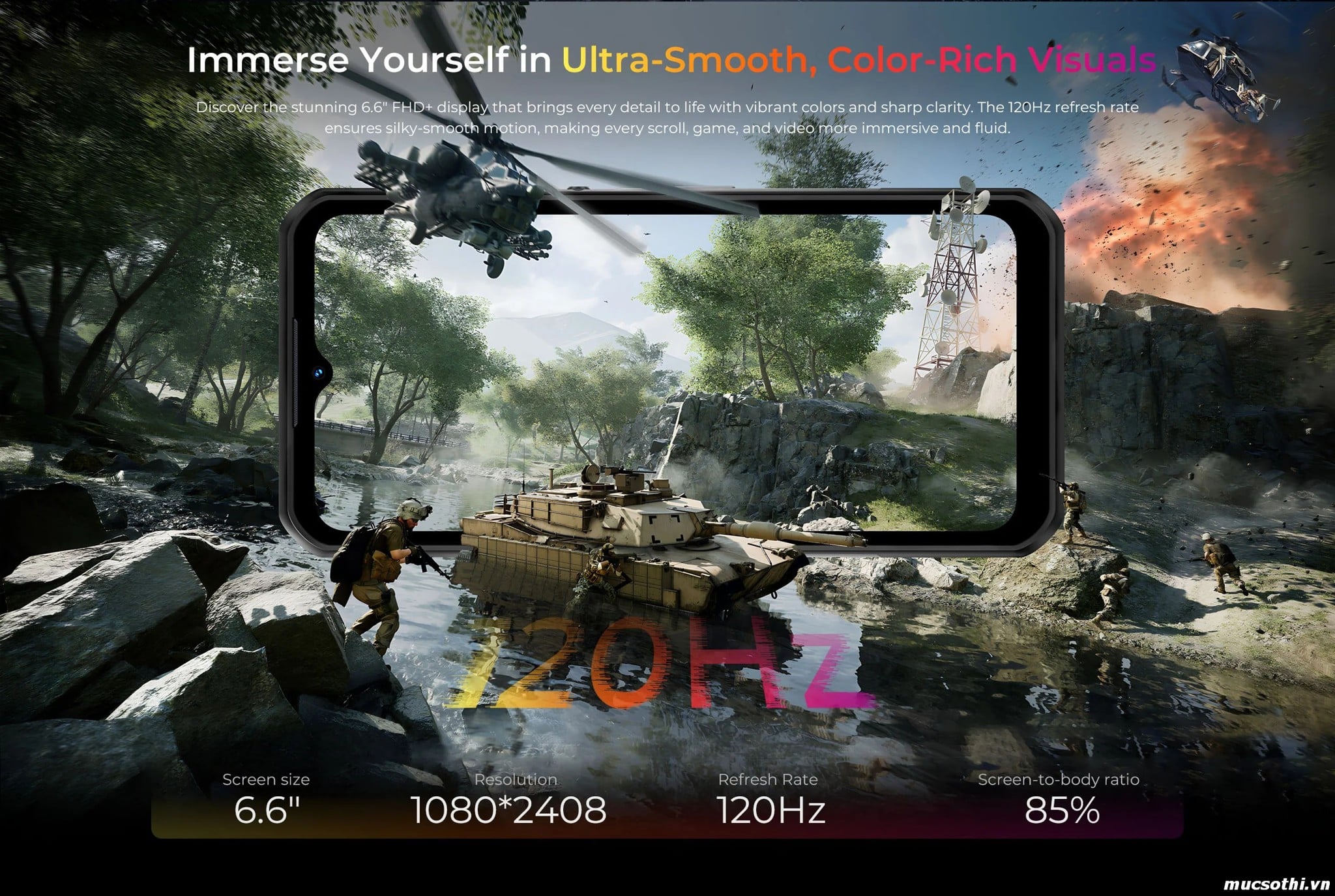 Smartphone Sờ To - Bán lẻ giá sỉ online giá tốt điện thoại Oukitel WP55 Ultra 5G chính hãng - 09175.09195