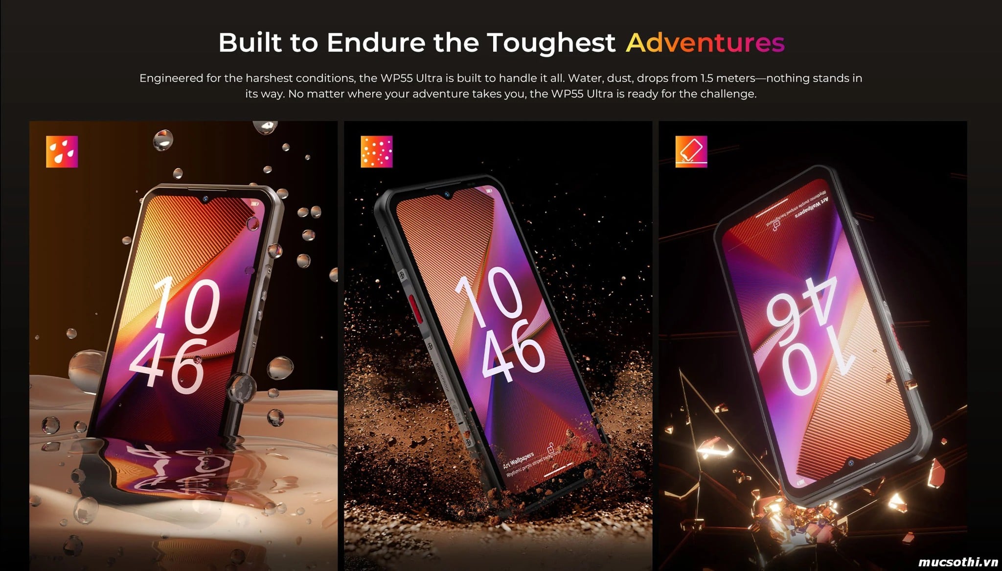 Smartphone Sờ To - Bán lẻ giá sỉ online giá tốt điện thoại Oukitel WP55 Ultra 5G chính hãng - 09175.09195