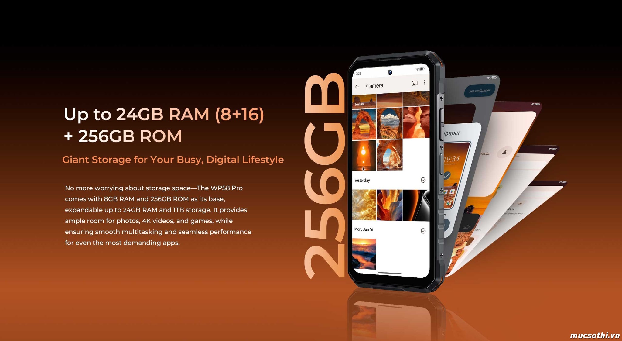 Smartphone Sờ To - Bán lẻ giá sỉ online giá tốt điện thoại Oukitel WP58 Pro 5G chính hãng - 09175.09195