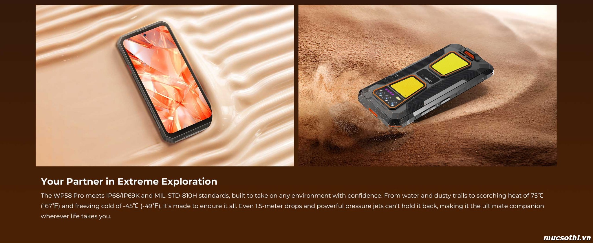 Smartphone Sờ To - Bán lẻ giá sỉ online giá tốt điện thoại Oukitel WP58 Pro 5G chính hãng - 09175.09195