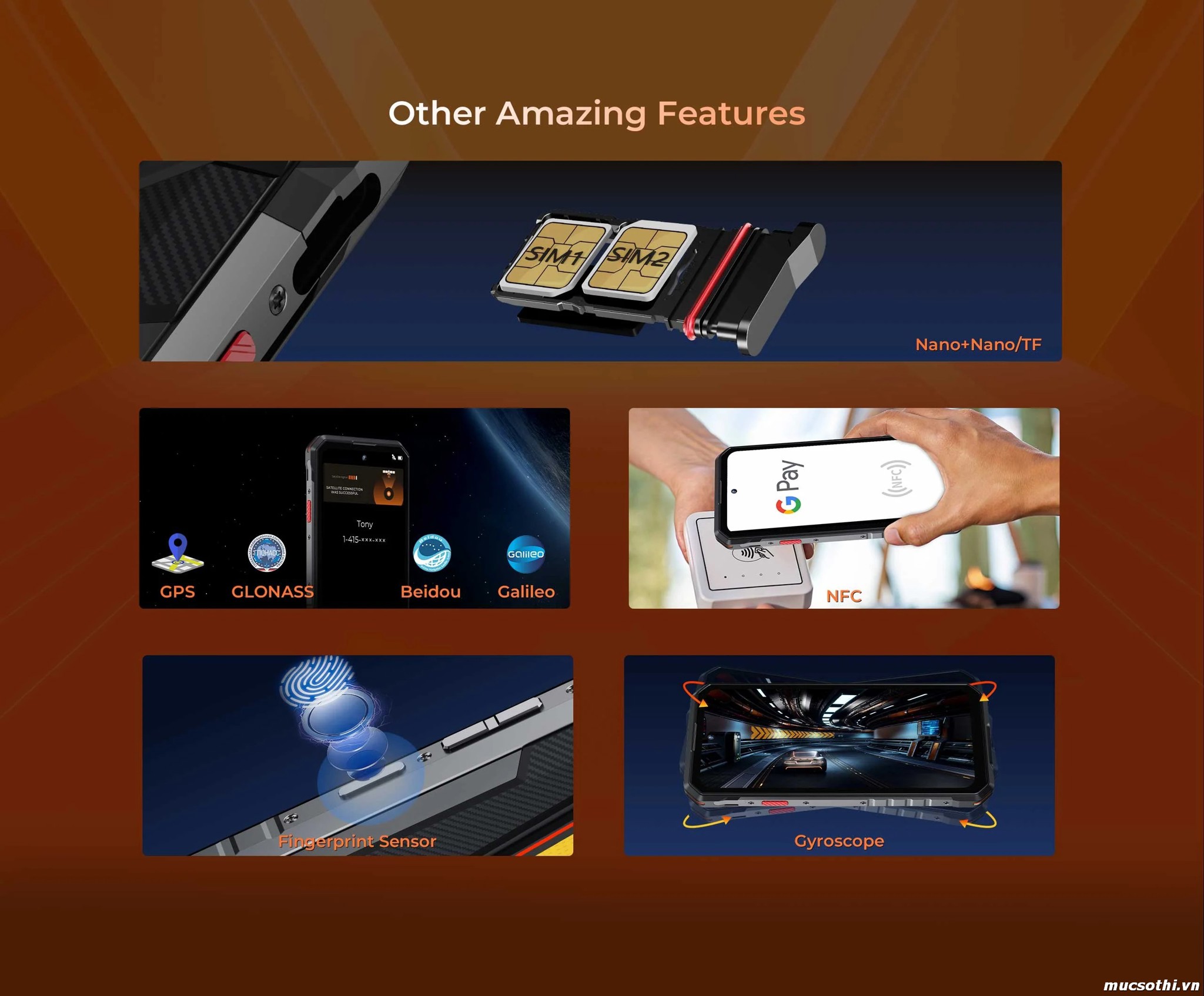 Smartphone Sờ To - Bán lẻ giá sỉ online giá tốt điện thoại Oukitel WP58 Pro 5G chính hãng - 09175.09195