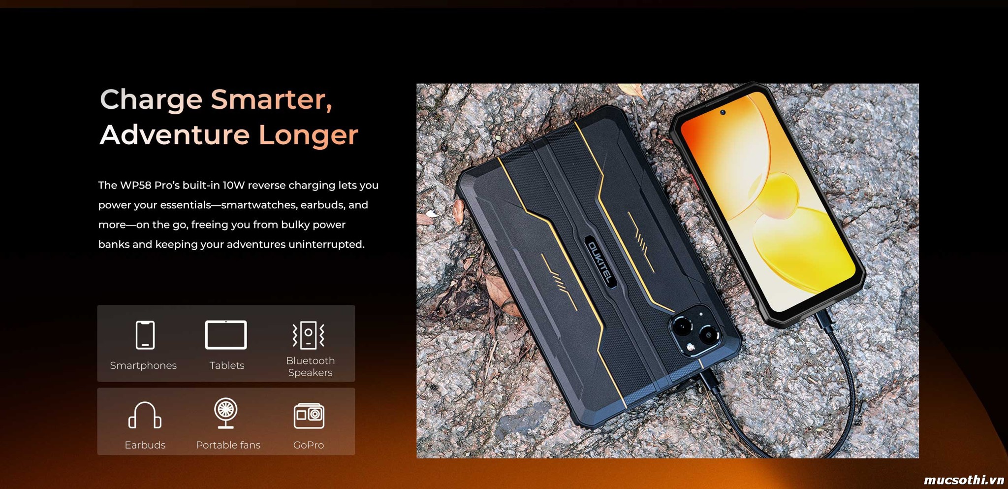 Smartphone Sờ To - Bán lẻ giá sỉ online giá tốt điện thoại Oukitel WP58 Pro 5G chính hãng - 09175.09195