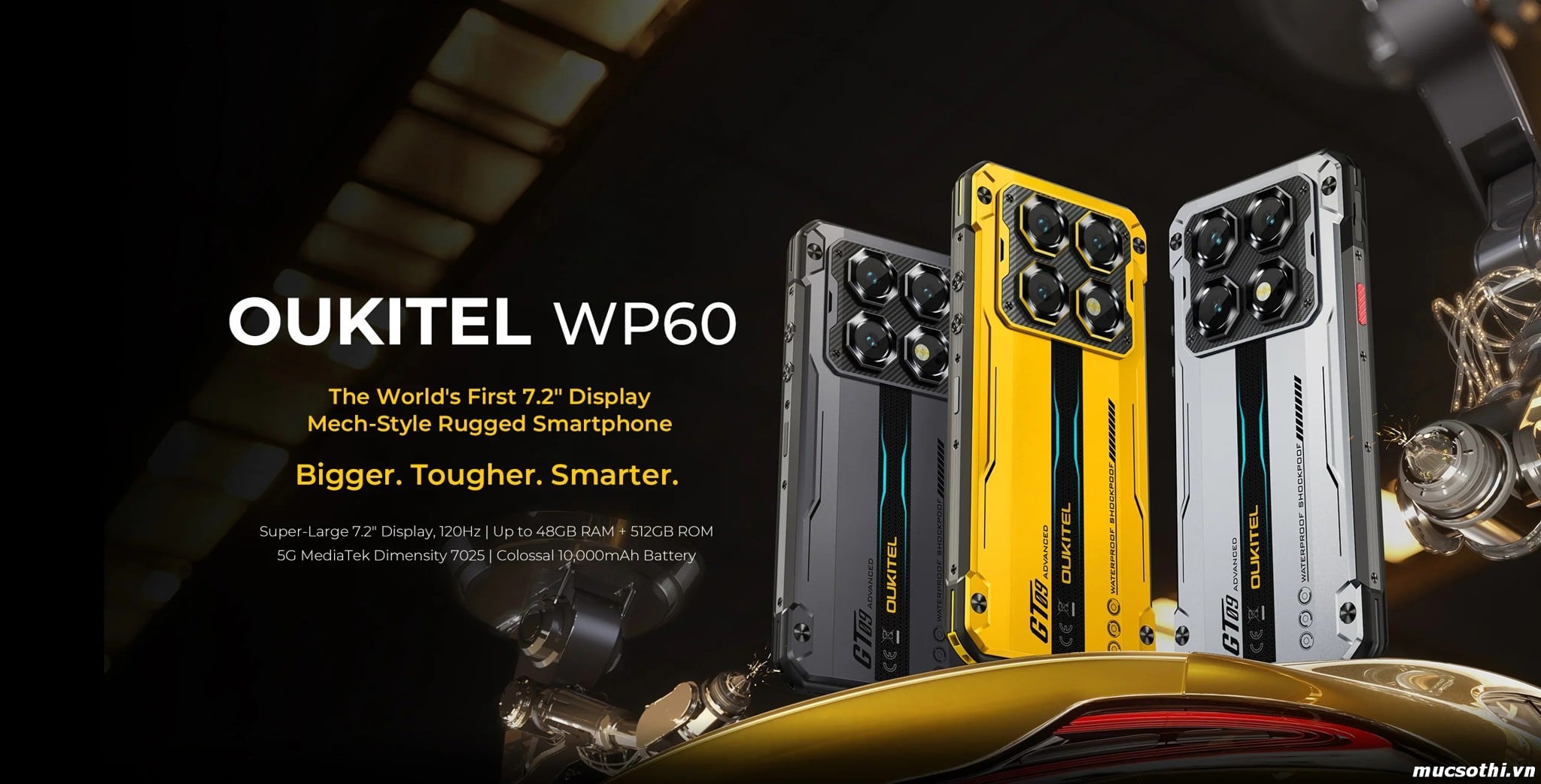 Smartphone Sờ To - Bán lẻ giá sỉ online giá tốt điện thoại Oukitel WP60 5G chính hãng - 09175.09195