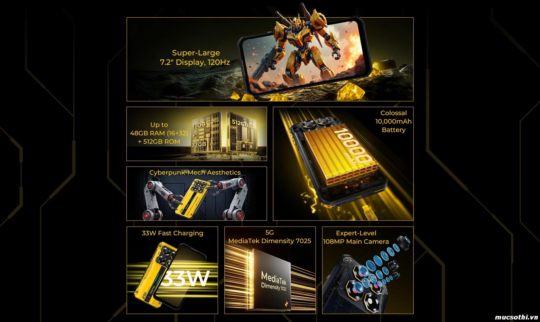 Smartphone Sờ To - Bán lẻ giá sỉ online giá tốt điện thoại Oukitel WP60 5G chính hãng - 09175.09195