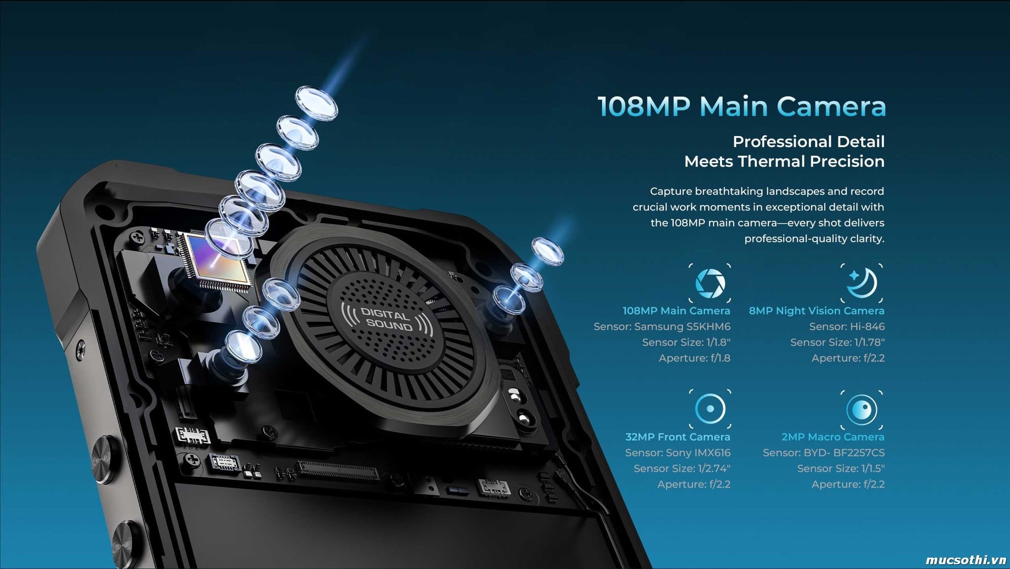 Mục sở thị WP61 (5G) chính hãng Oukitel đang được bán Giá Tốt + Khuyến mãi hấp dẫn tại Siêu Bền Pin Khủng - 09175.09195