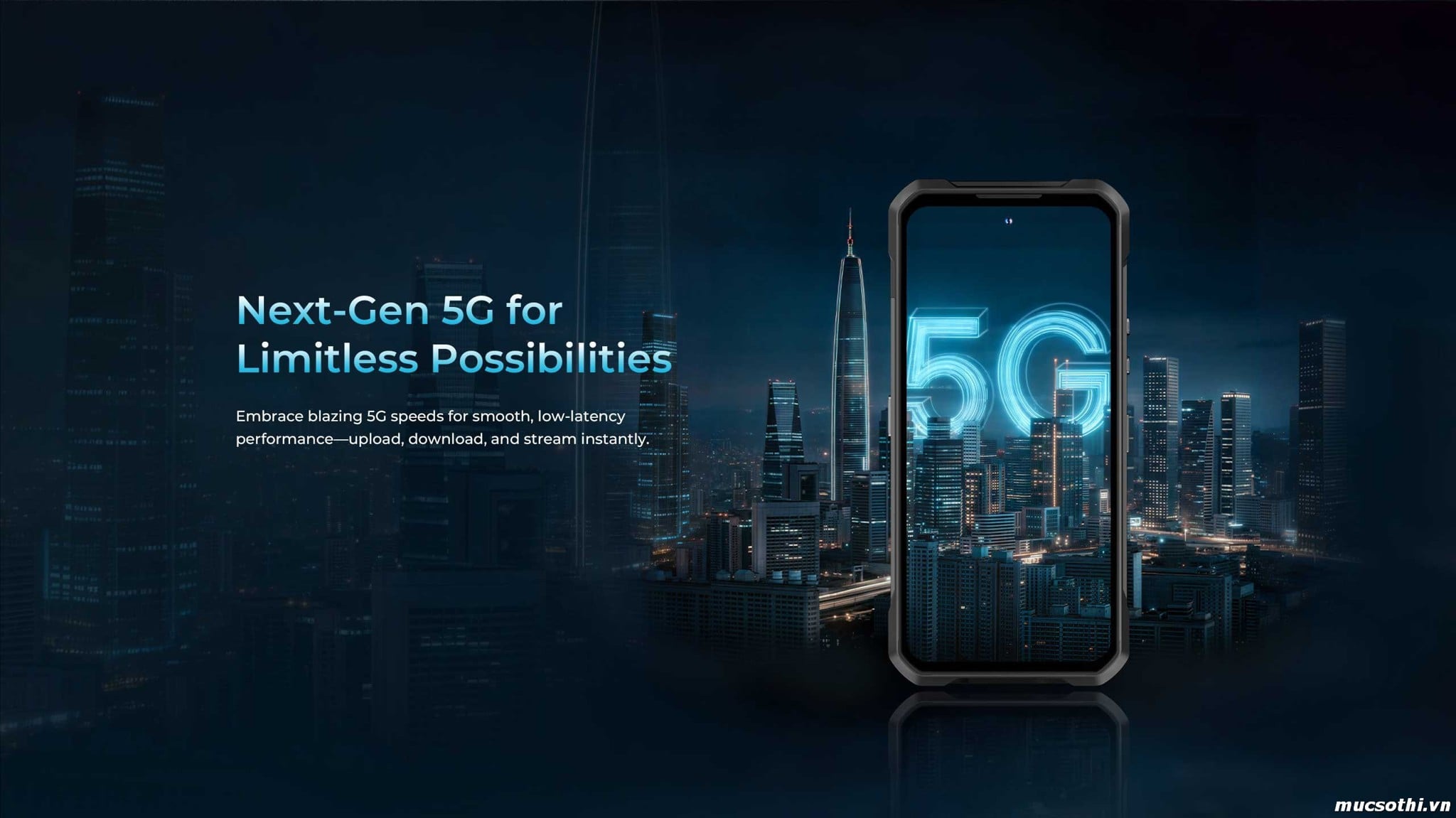 Mục sở thị WP61 (5G) chính hãng Oukitel đang được bán Giá Tốt + Khuyến mãi hấp dẫn tại Siêu Bền Pin Khủng - 09175.09195