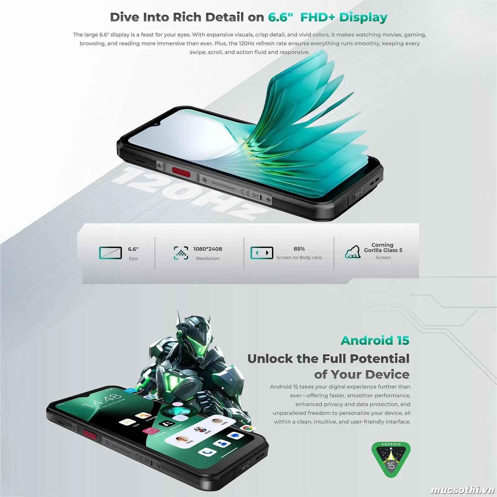 Smartphone Sờ To - Bán lẻ giá sỉ online giá tốt điện thoại Oukitel WP62 5G chính hãng - 09175.09195