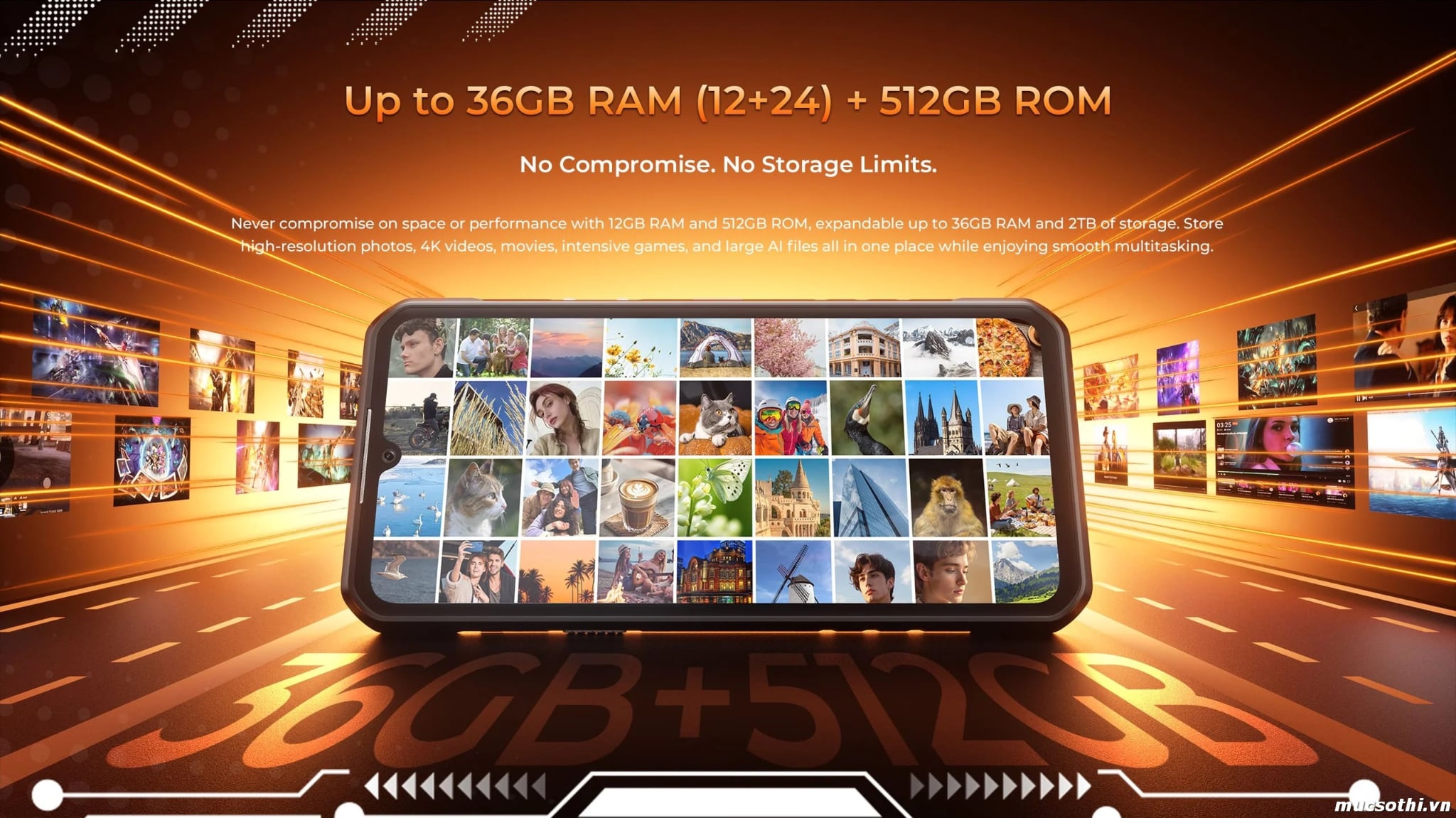 Mục sở thị smartphone WP68 Pro bền siêu mỏng pin khủng chính hãng Oukitel giá tốt - 09175.09195