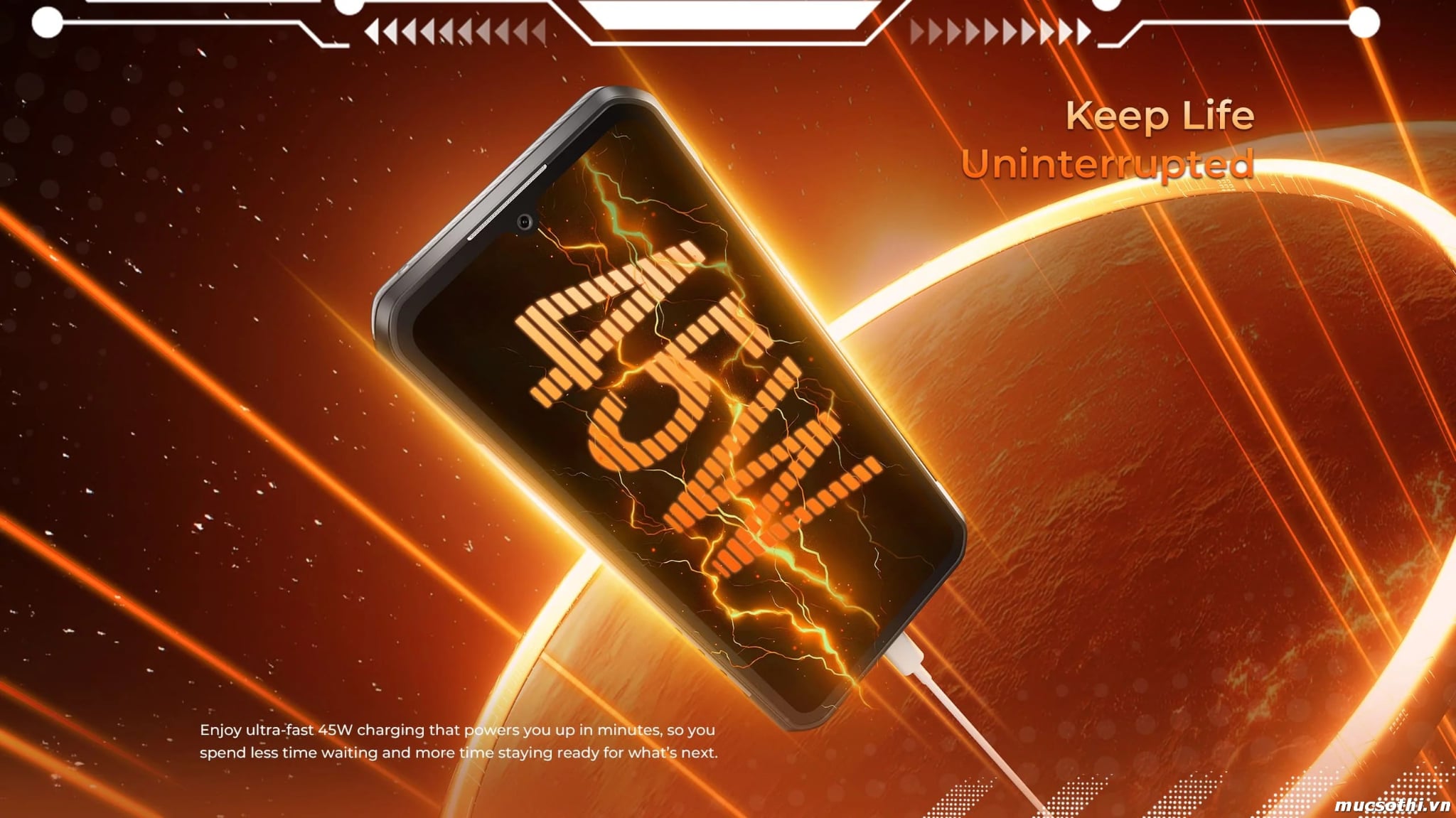 Mục sở thị smartphone WP68 Pro bền siêu mỏng pin khủng chính hãng Oukitel giá tốt - 09175.09195