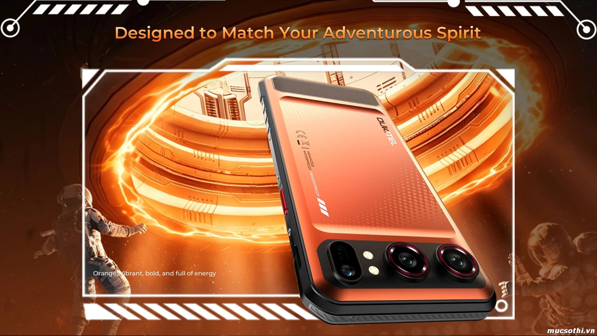 Mục sở thị smartphone WP68 Pro bền siêu mỏng pin khủng chính hãng Oukitel giá tốt - 09175.09195