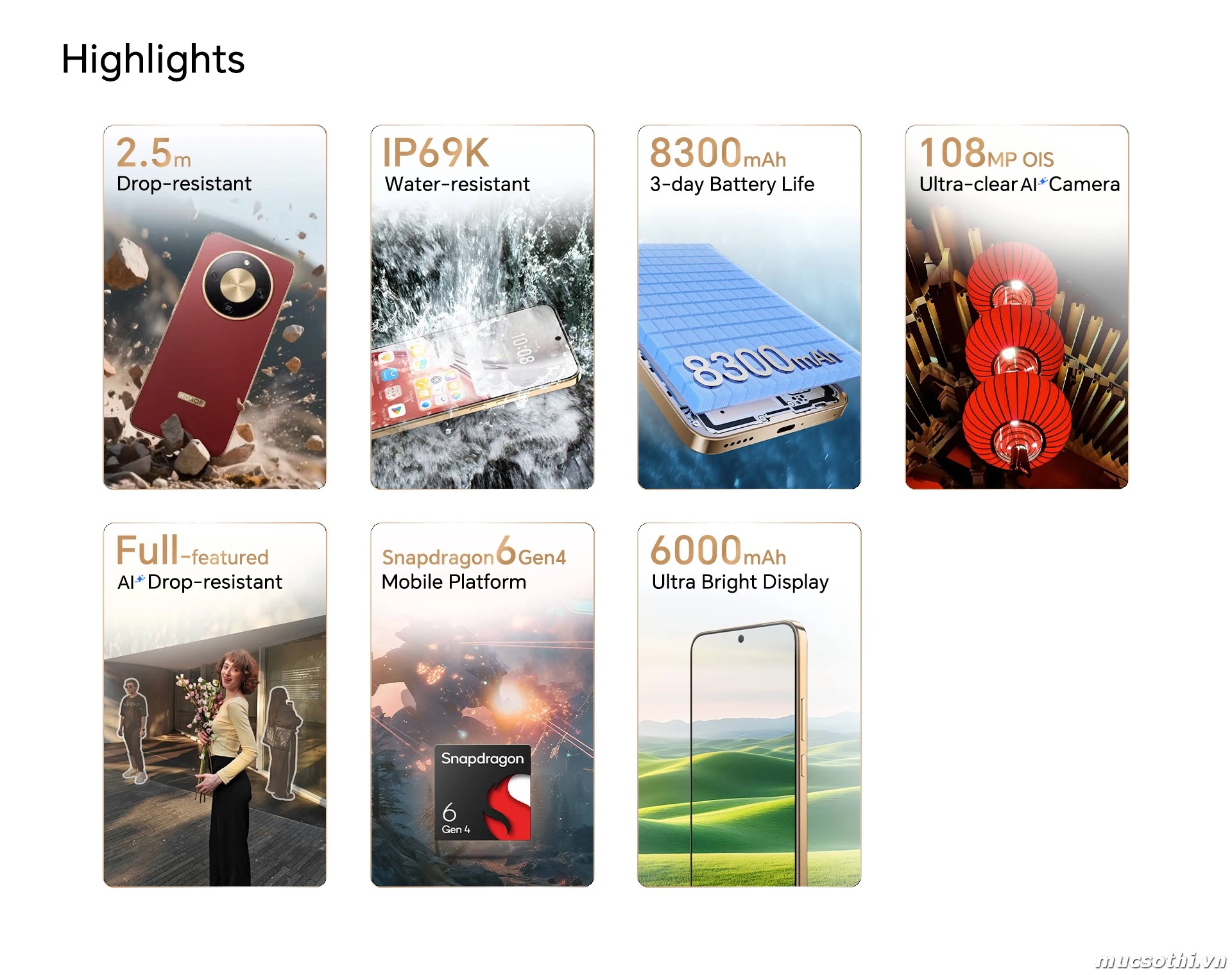 Mục sở thị Honor X9d 5G chính hãng đang được bán Giá Tốt + Khuyến mãi hấp dẫn tại Siêu Bền Pin Khủng - 09175.09195