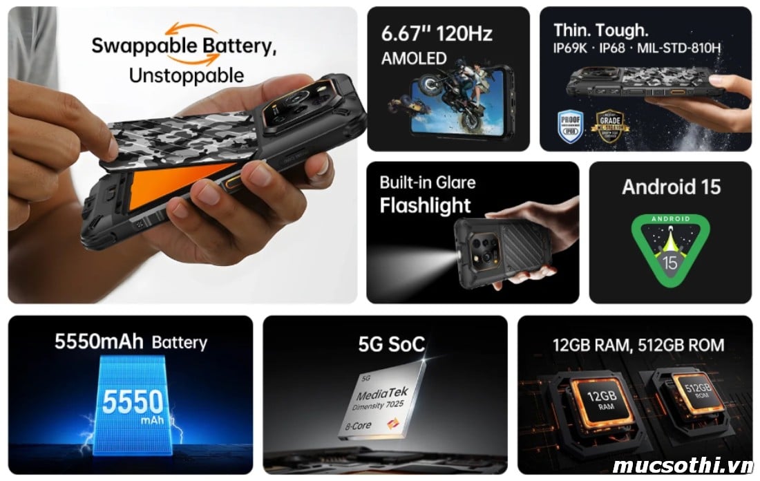 Smartphone Sờ To - Bán lẻ giá sỉ online giá tốt điện thoại RugOne Xever 7 5G chính hãng - 09175.09195