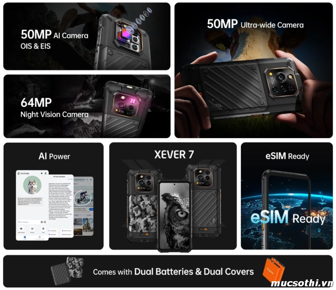 Smartphone Sờ To - Bán lẻ giá sỉ online giá tốt điện thoại RugOne Xever 7 5G chính hãng - 09175.09195