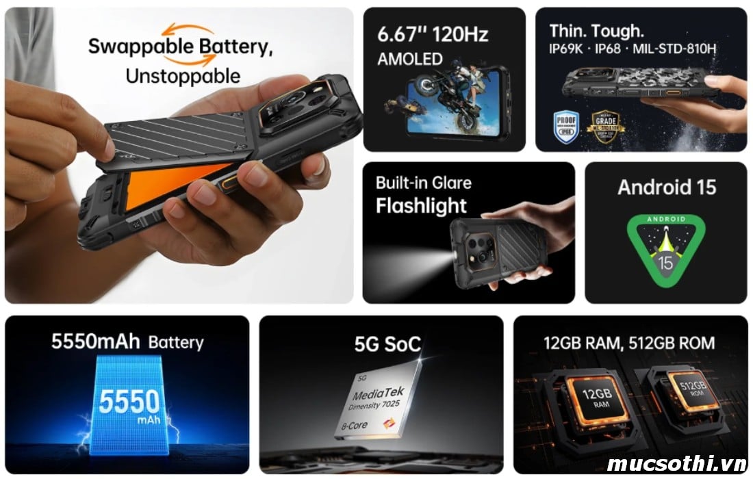 Smartphone Sờ To - Bán lẻ giá sỉ online giá tốt điện thoại RugOne Xever 7Pro 5G chính hãng - 09175.09195