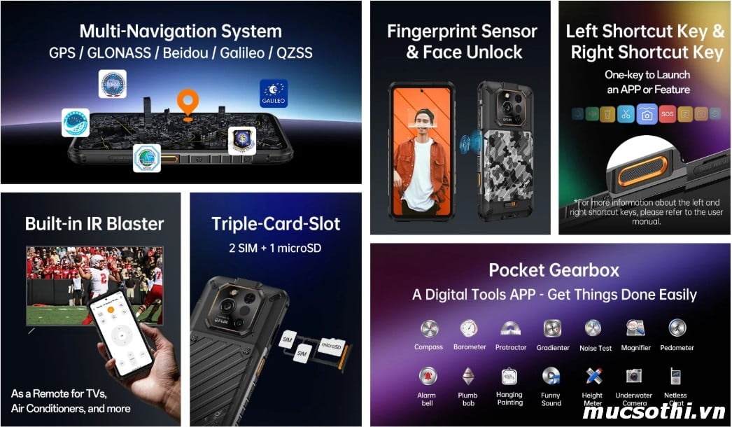 Smartphone Sờ To - Bán lẻ giá sỉ online giá tốt điện thoại RugOne Xever 7Pro 5G chính hãng - 09175.09195