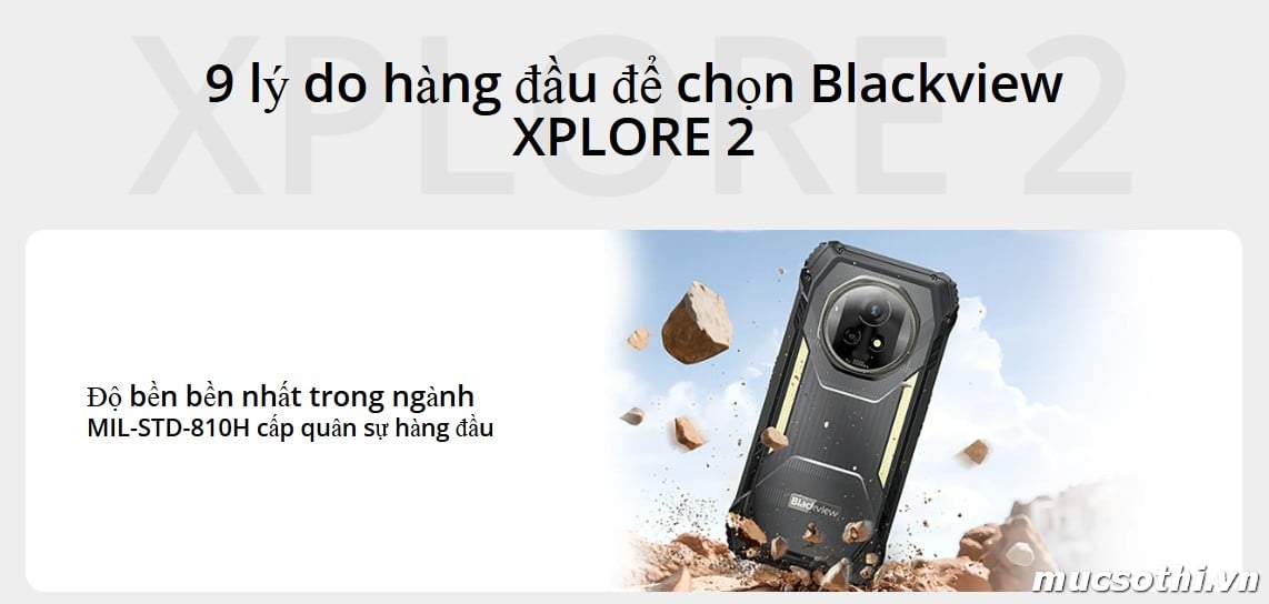 Smartphone Sờ To - Bán lẻ giá sỉ online giá tốt điện thoại Blackview Xplore 2 5G chính hãng - 09175.09195