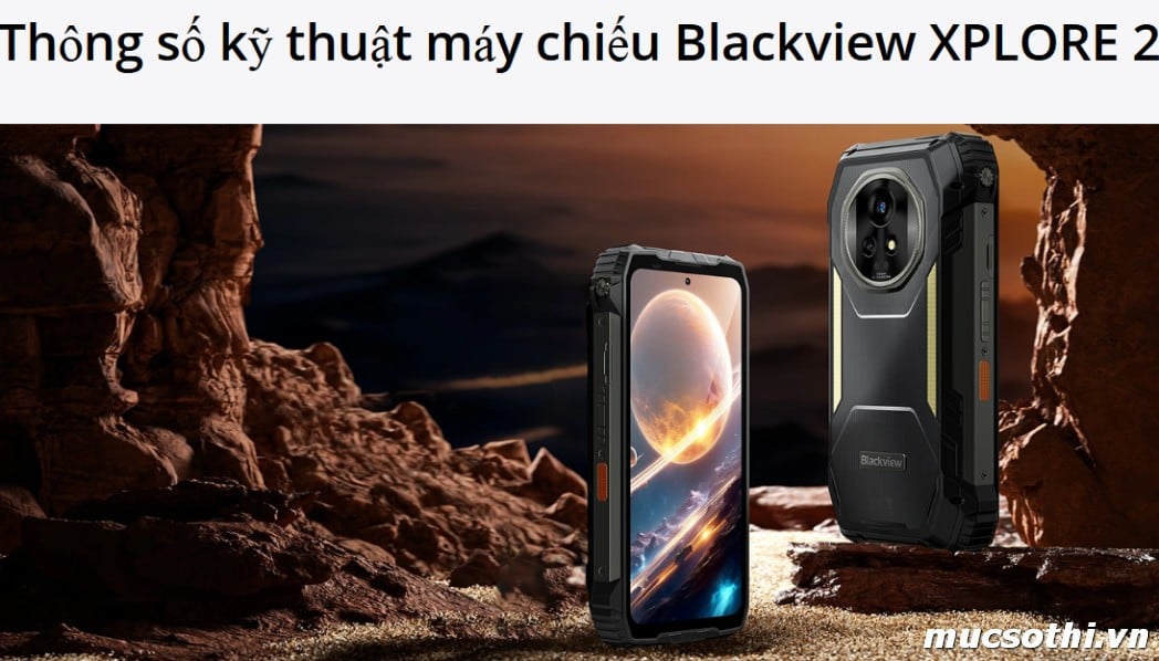 Smartphone Sờ To - Bán lẻ giá sỉ online giá tốt điện thoại máy chiếu Blackview Xplore2 Projector 5G chính hãng - 09175.09195