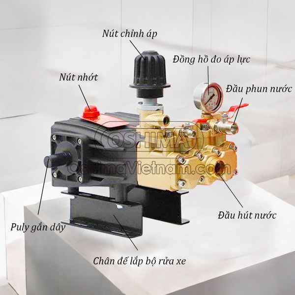 Cấu tạo chi tiết đầu xịt oshima os30100h