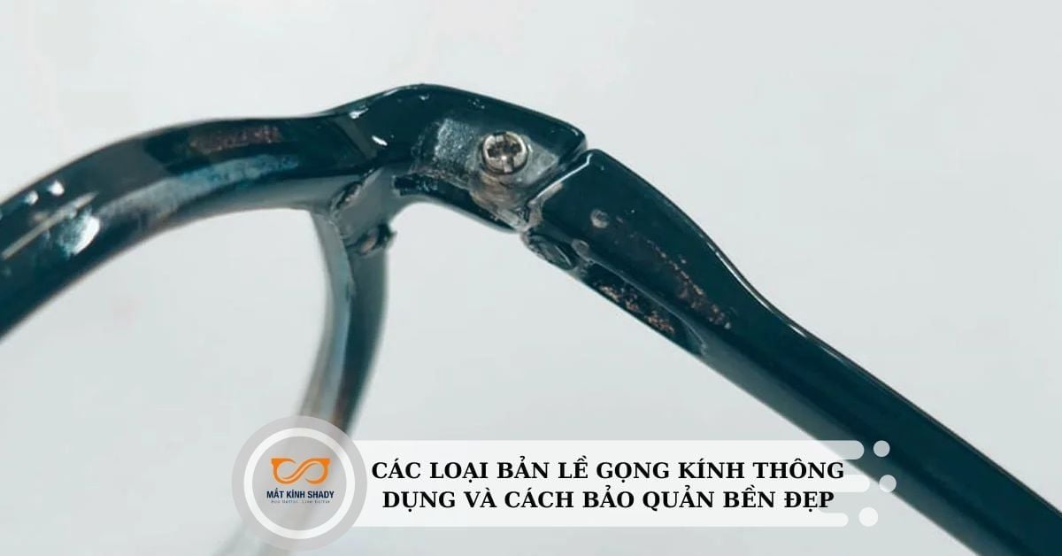 Bản lề gọng kính: Các loại thông dụng và mẹo bảo quản bền đẹp