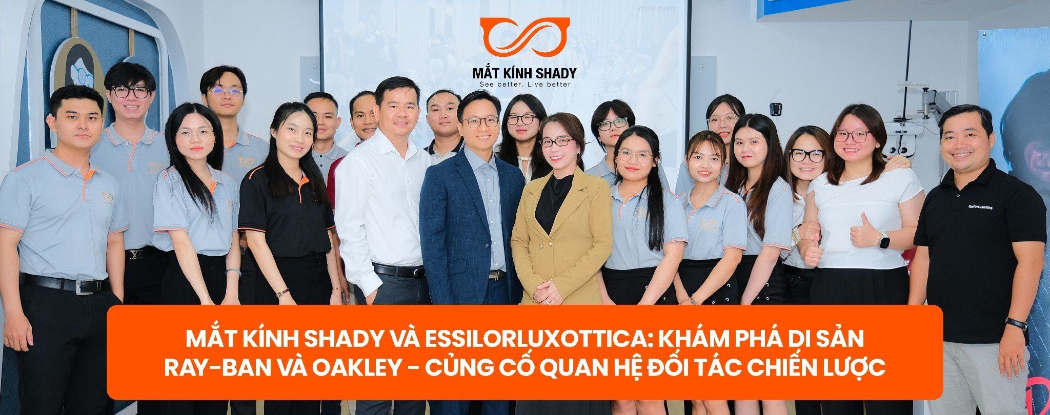 Mắt Kính Shady & EssilorLuxottica: Khám Phá Di Sản Ray-Ban & Oakley - Củng Cố Quan Hệ Đối Tác Chiến Lược